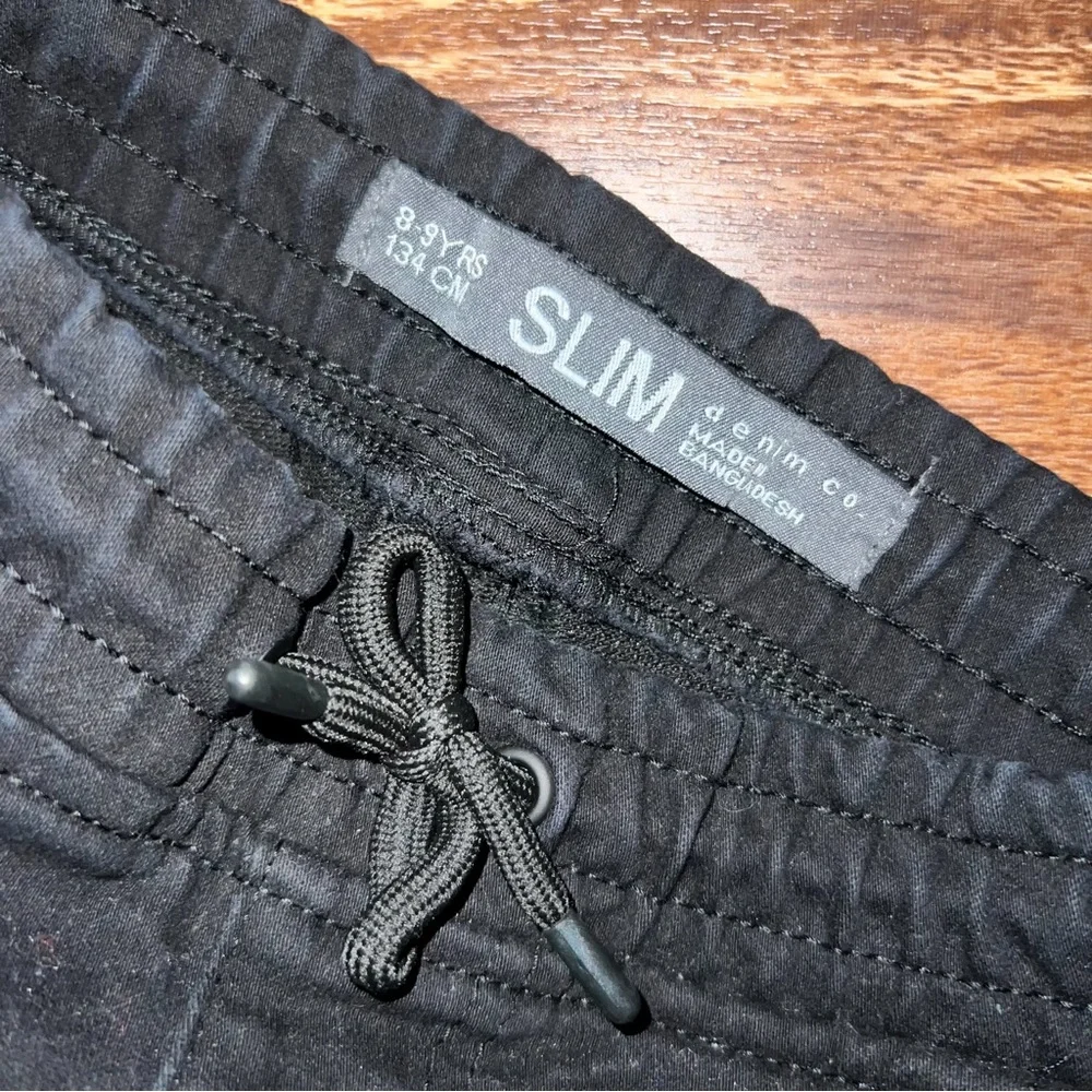 Primark Boys Jogger Pants - Black, Size 8-9 Yrs